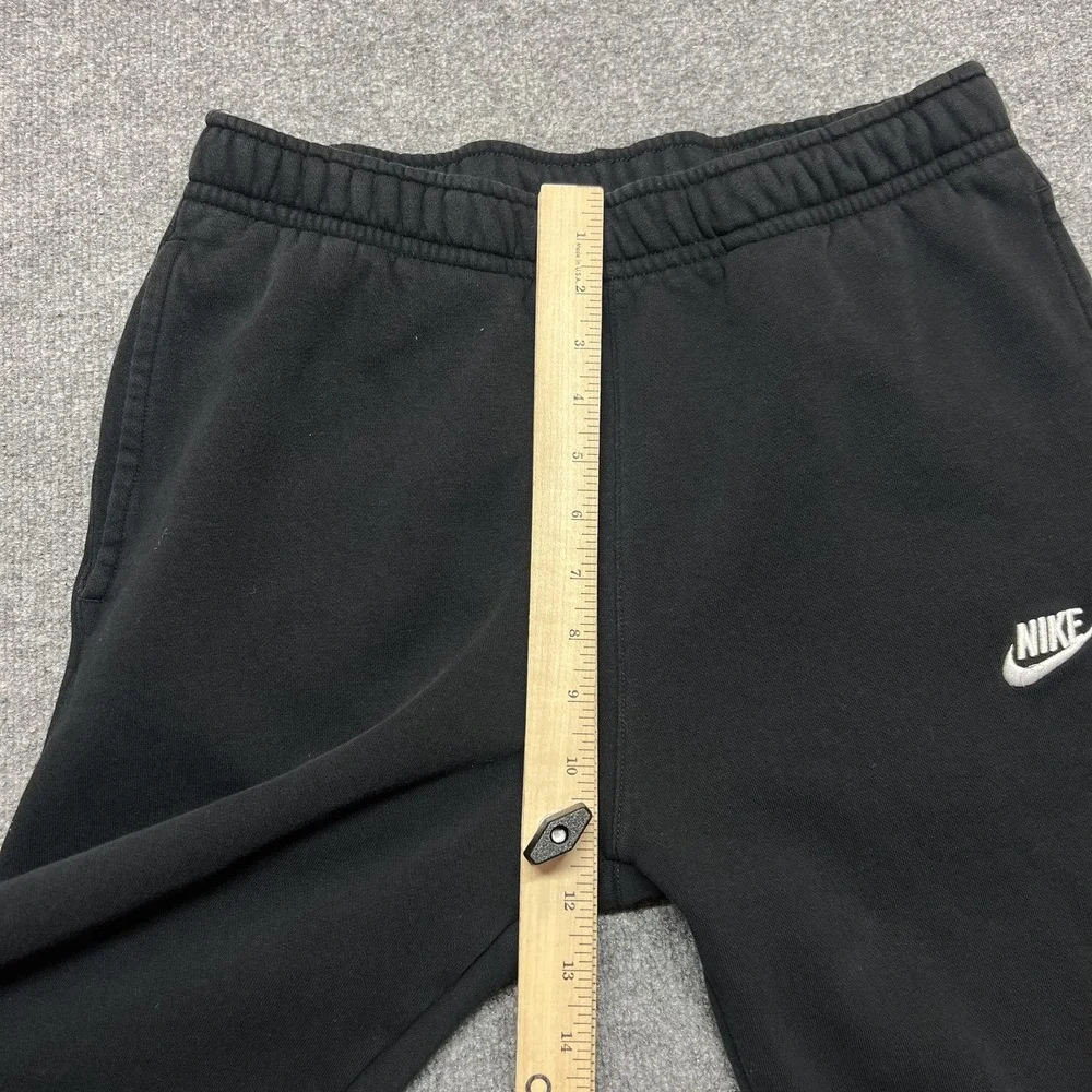 Nike Sweatpants Mens Medium Black Fleece Elastic Waist Pockets Gym BV2707-00A